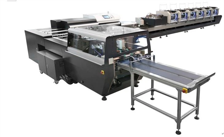 8Stations Book Binding Saddle Stitching Line SH300